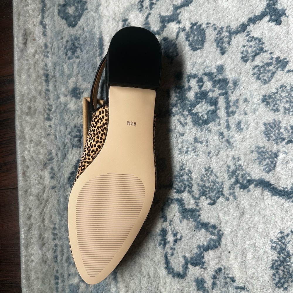 Talbots Edison Slingback Flats – Leopard Print (8.5) - Picture 3 of 5